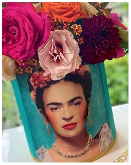 Frida Kahlo Bridal shower cake
